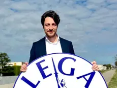 Il candidato del centrodestra alle elezioni regionali in Veneto, Alberto Stefani