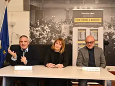 Da sinistra Brancoli, Tonero e Cagnan. Foto Bruni