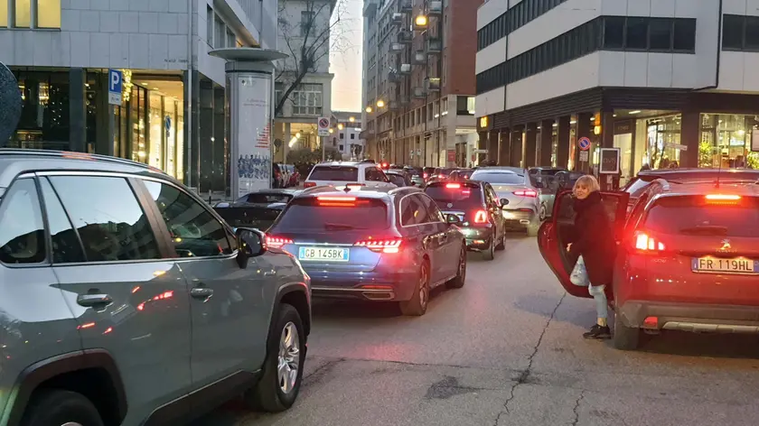 Cantieri del tram in centro
