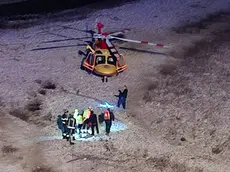 I soccorsi al 14enne sul greto del Piave