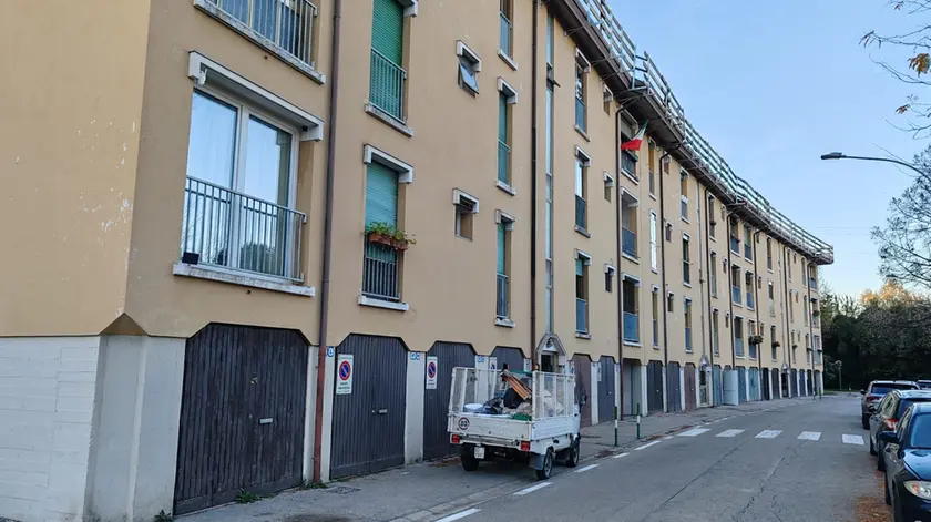 Una delle palazzine dell’ex Gescal