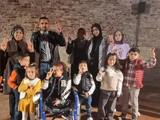 Alcune famiglie accolte a Padova