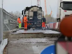 Il luogo dell'incidente a Chioggia sulla Romea
