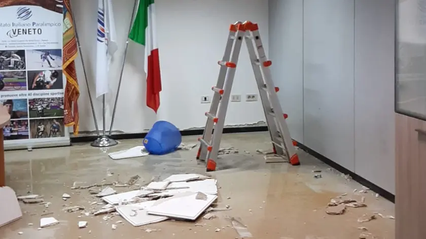 I danni all'interno della struttura