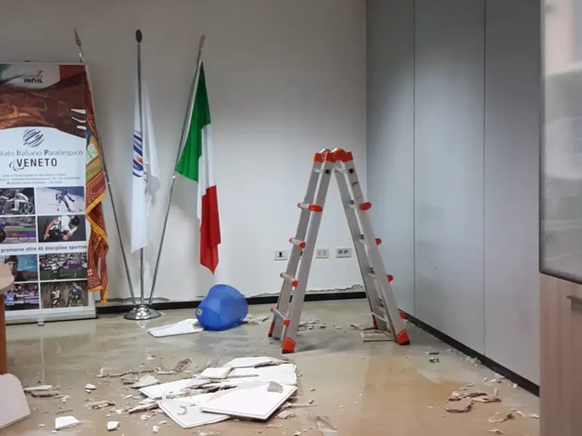 I danni all'interno della struttura