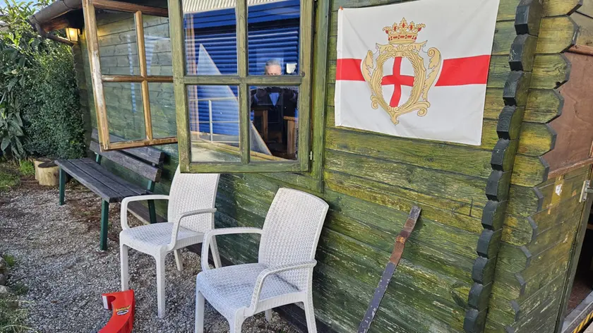 La sede presa di mira dai ladri