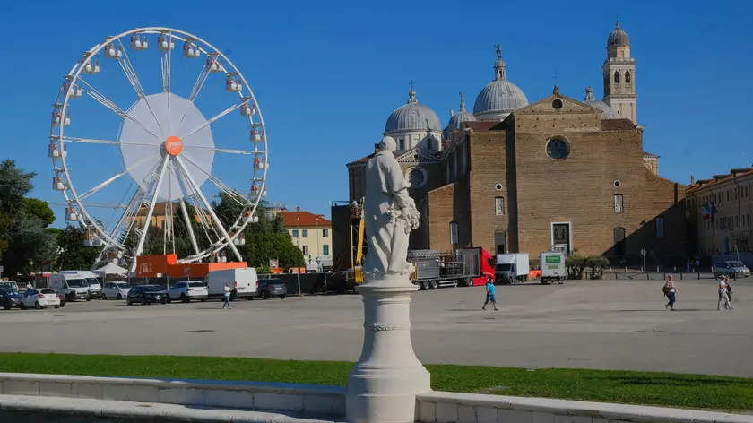 La ruota panoramica in Prato della Valle