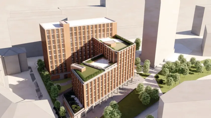 Un rendering del progetto