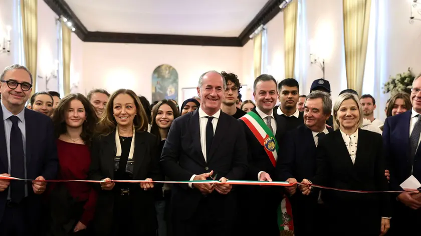 Il taglio del nastro. Foto Marta Buso