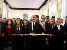 Il taglio del nastro. Foto Marta Buso