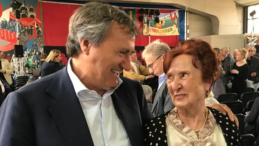 Il sindaco di Venezia con sua madre Maria Niero