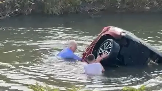 Il momento del salvataggio