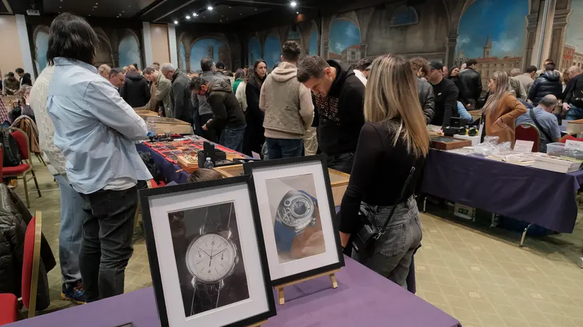 Il grande salone dell’hotel Four Points by Sheraton allestito per la manifestazione