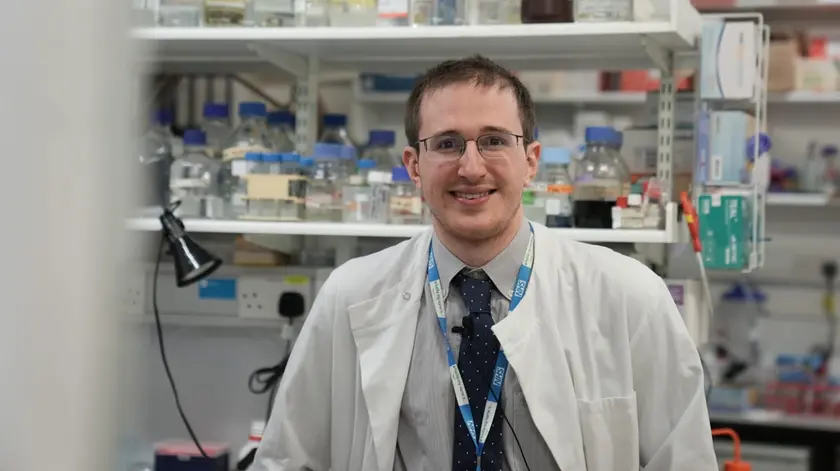 Il ricercatore Giulio Deangeli