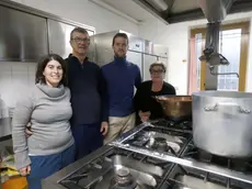 La famiglia al completo. Da sinistra Irene Malosso, il padre Silvano, Mattia Malosso e mamma Lorella Bertocco