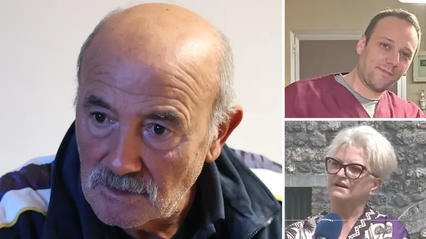 A sinistra Alfonso Buonocore, a destra in alto Giacomo Molinari e in basso Jasmina Zivkovic