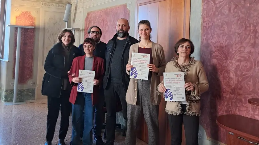 Un momento della conferenza stampa di presentazione del piano