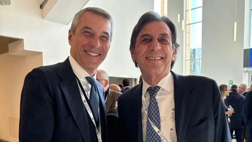 Antonio De Poli con Sergio Giordani