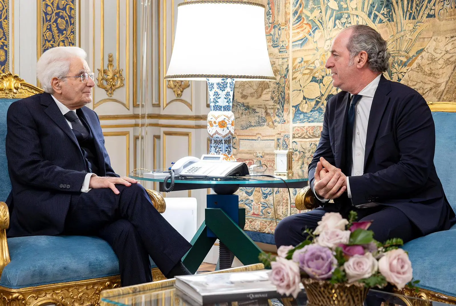 Il confronto tra il Presidente Mattarella e Luca Zaia