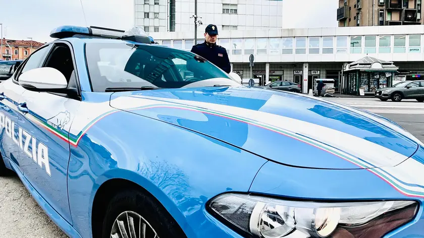 La polizia in zona stazione Padova