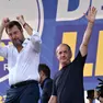 Matteo Salvini con Luca Zaia