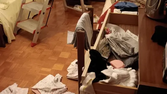 Una casa razziata dai ladri nell'Alta padovana