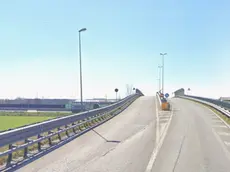 Il cavalcavia interessato dalla chiusura