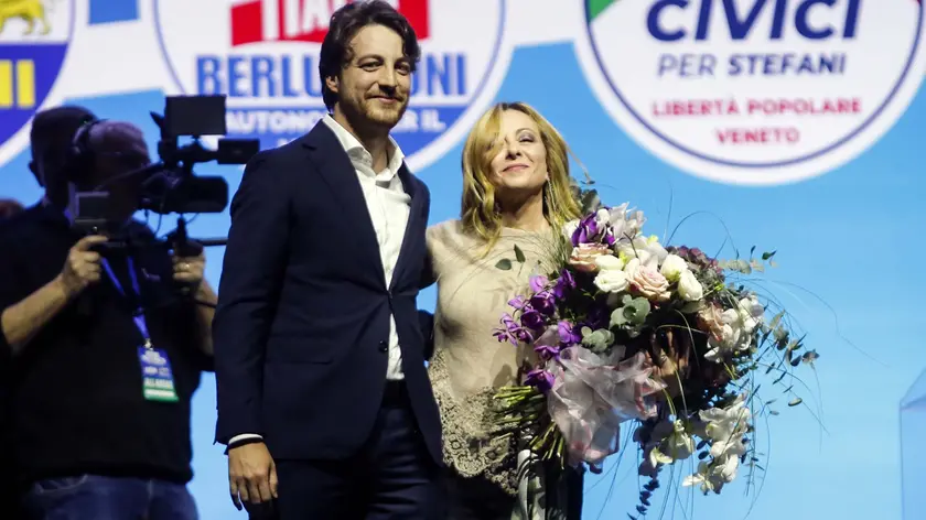 Alberto Stefani comporrà la nuova giunta regionale con la premier Giorgia Meloni