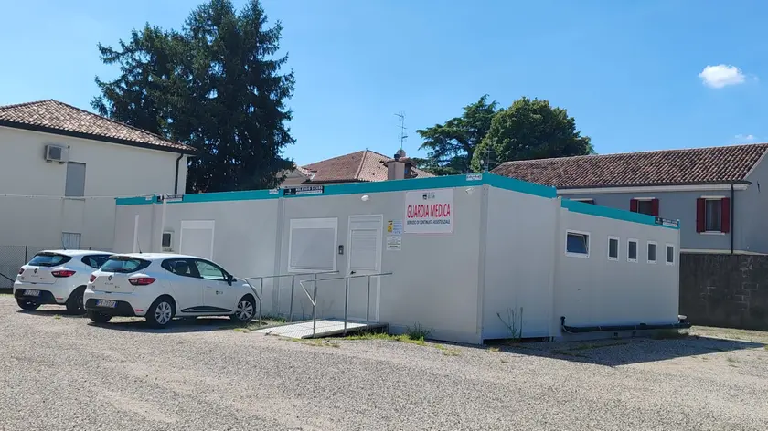 Il servizio di Guardia medica a fianco dell’ex ospedale di Este