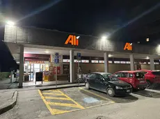 Il supermercato dove è avvenuta la rapina