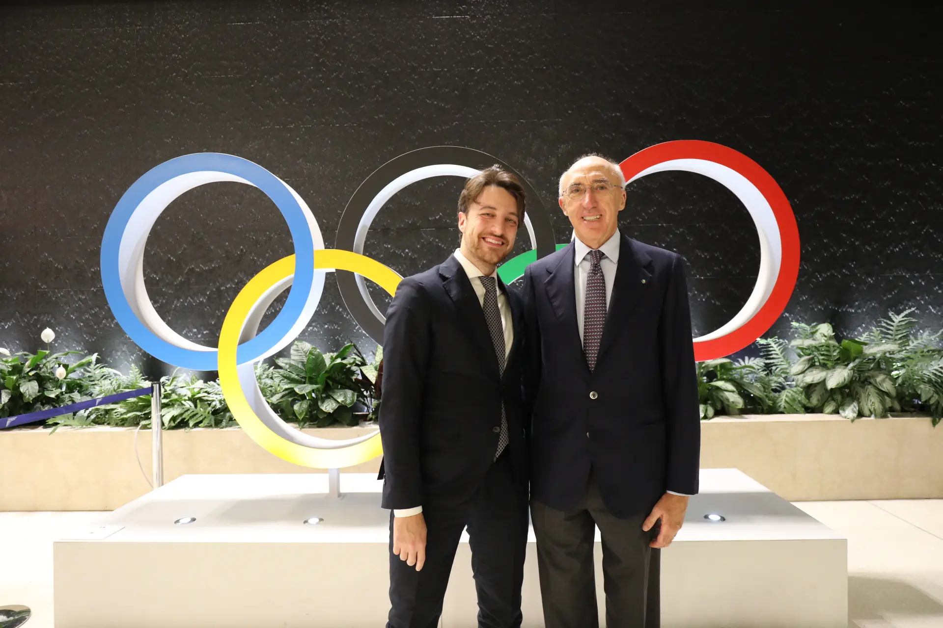 Alberto Stefani con Enrico Marchi (Save)