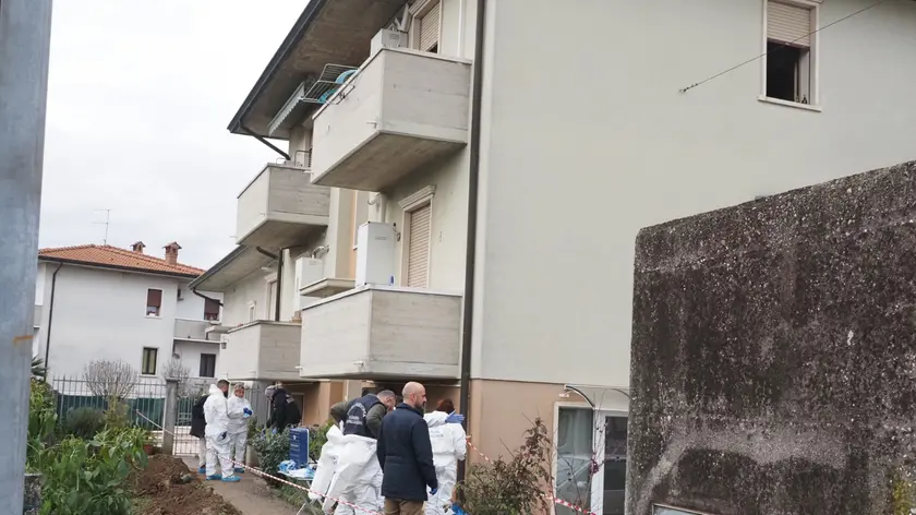 Il luogo in cui è stata rinvenuta la donna, a Torri di Quartesolo