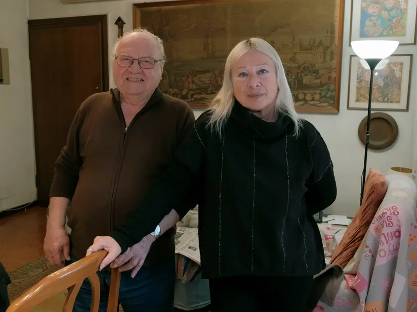 Albino e Anna bloccati in appartamento