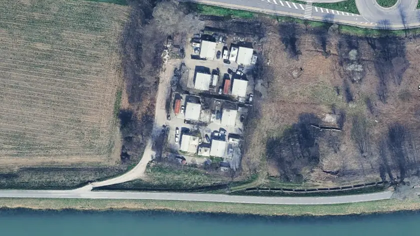 Il campo visto dall'alto