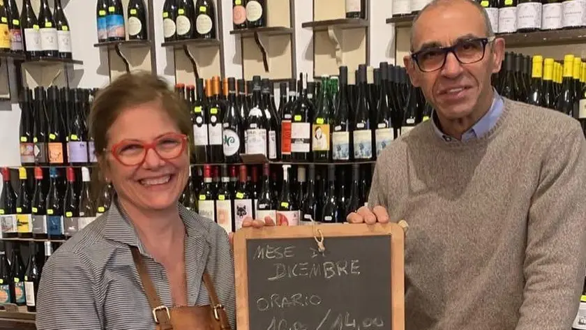 Odone Lupo Scanferla con la socia Paola Todaro