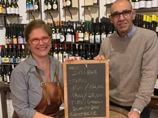 Odone Lupo Scanferla con la socia Paola Todaro