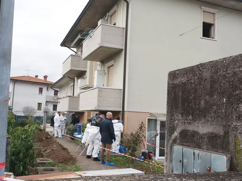 Il luogo in cui è stata rinvenuta la donna, a Torri di Quartesolo