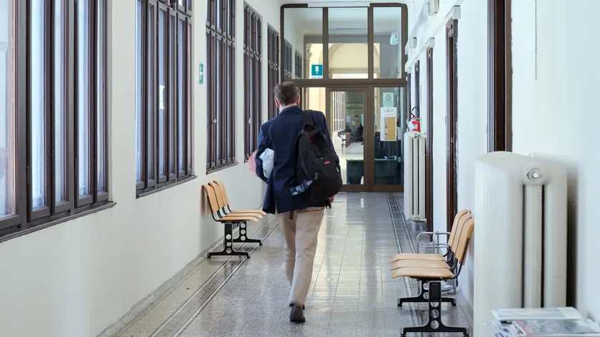 L’interno del Tribunale di Trieste (Foto Silvano)