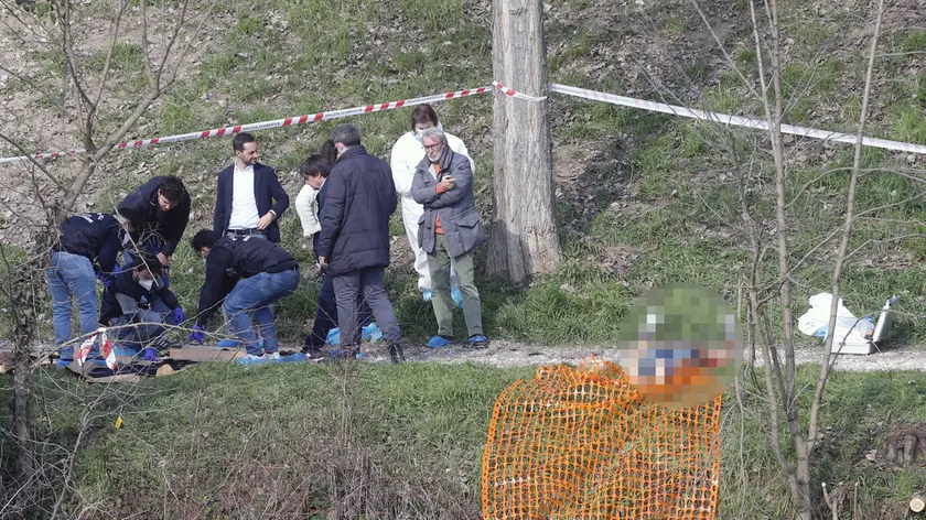 Il luogo in cui è stato rinvenuto il corpo