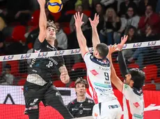 Andrea Truocchio, qui durante la sfida con Grottazzolina (Foto Legavolley)
