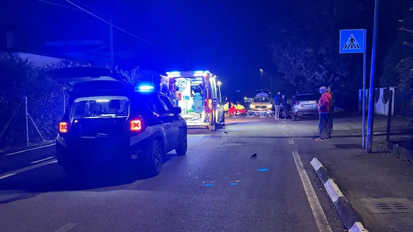 I soccorsi in via Torino ad Albignasego