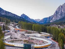 La pista da bob di Cortina