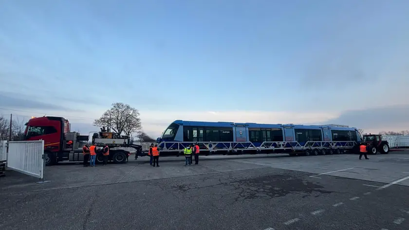 Il nuovo tram in arrivo a Padova