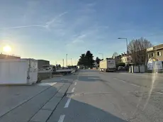 Via delle Industrie dove si trova il capannone con la serra sequestrata