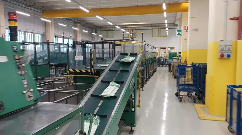 Centro di smistamento a Padova di Poste Italiane