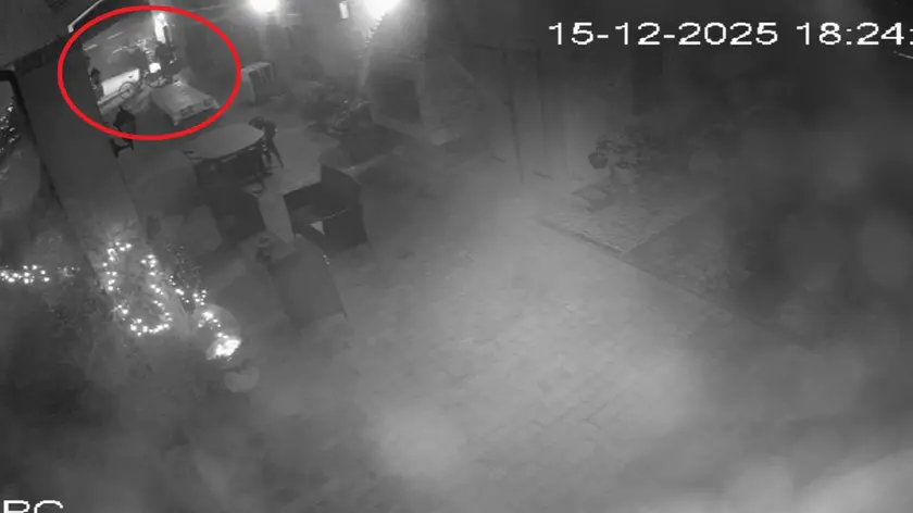 I ladri catturati dalle videocamere di sorveglianza