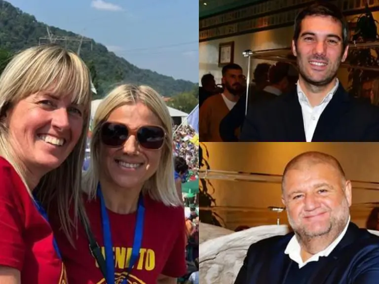 A sinistra, Elisa De Berti e Manuela Lanzarin; poi, in senso orario, Andrea Tomaello e Roberto Marcato