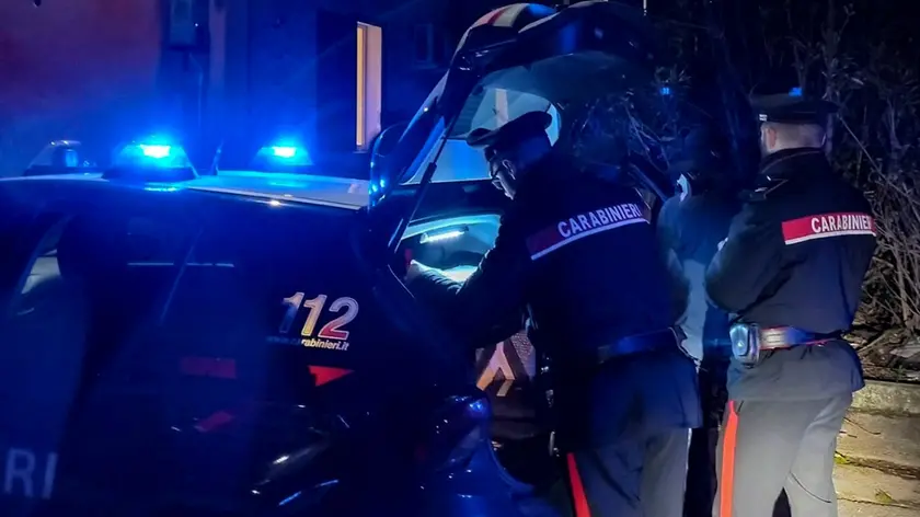 Un controllo dei carabinieri
