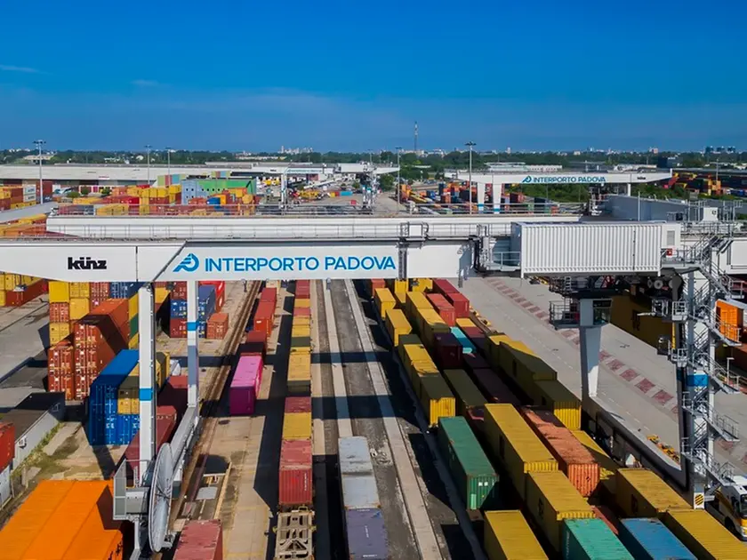 L'interporto di Padova visto dall'alto