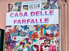 L'ingresso della Casa delle farfalle, a Portogruaro